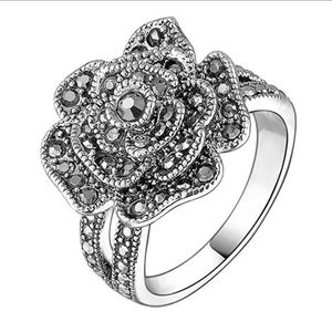 Black Rose Diamond Ring